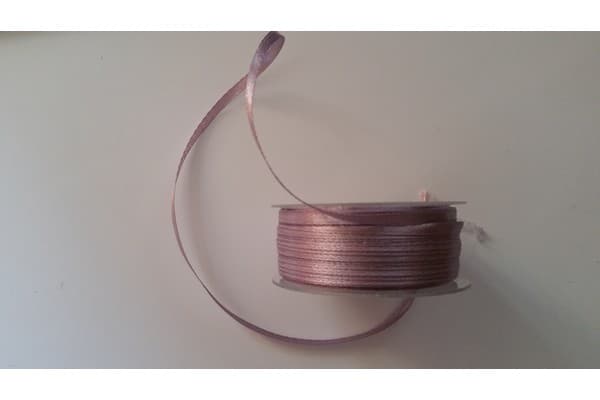 Nastro Doppio Raso Lilla 3mmx50mt