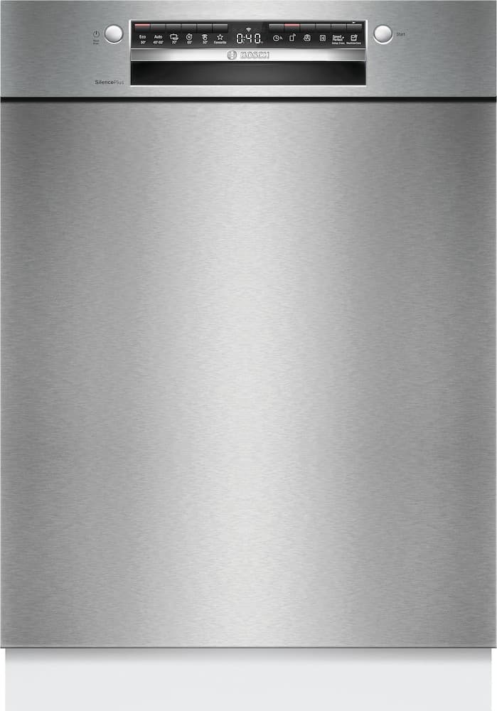 Bosch SMU4EVS08E - Lavastoviglie Serie 4 sottopiano 60 cm Acciaio spazzolato Classe B GARANZIA ITALIA