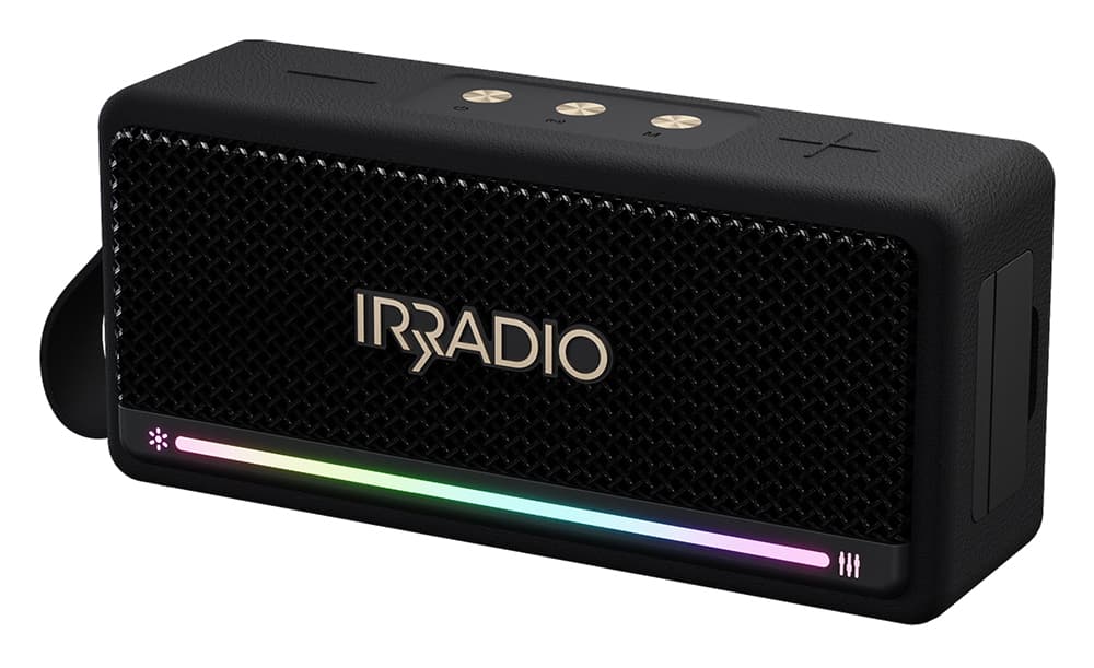 Irradio 550922101 altoparlante portatile e per feste Altoparlante portatile stereo Nero 20 W GARANZIA ITALIA