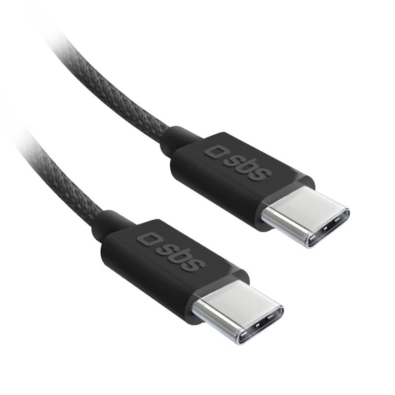 SBS TECABLETISSUETCCB cavo USB USB 2.0 1,5 m USB C 0,48 Gbit/s 60 W Nero GARANZIA ITALIA