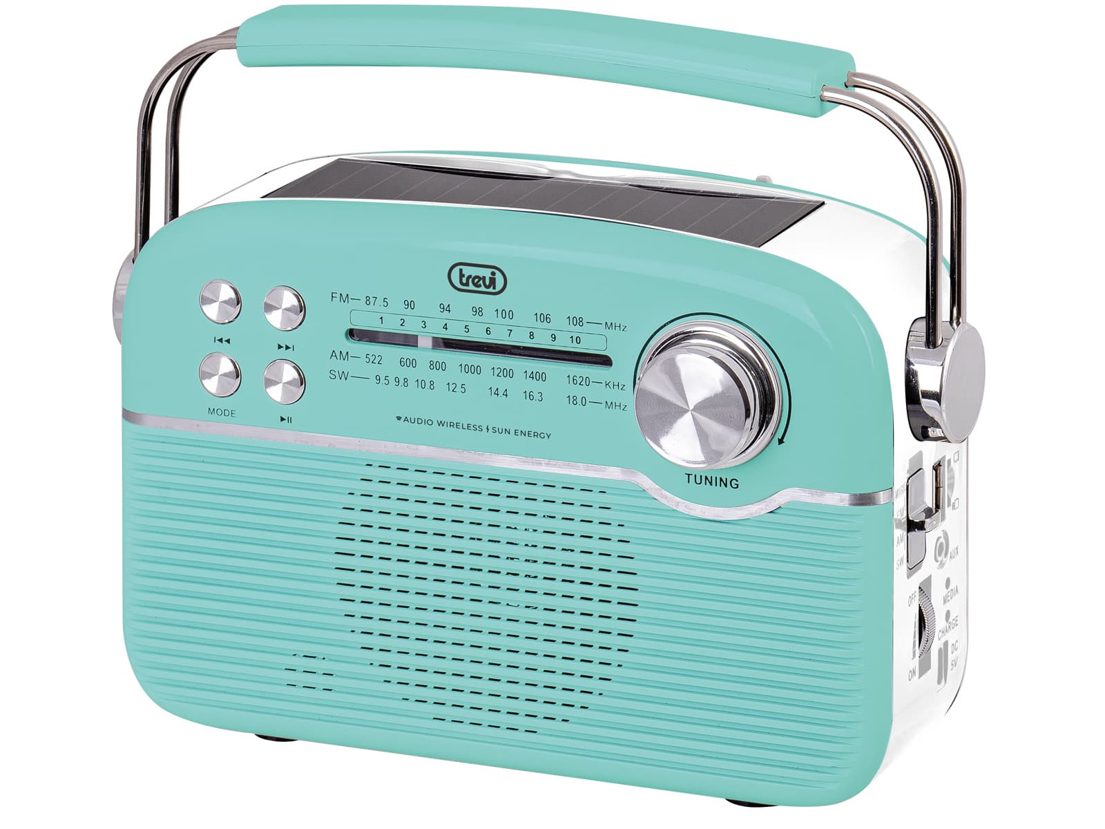Trevi RA 7F50 BT Personale Analogico Verde GARANZIA ITALIA