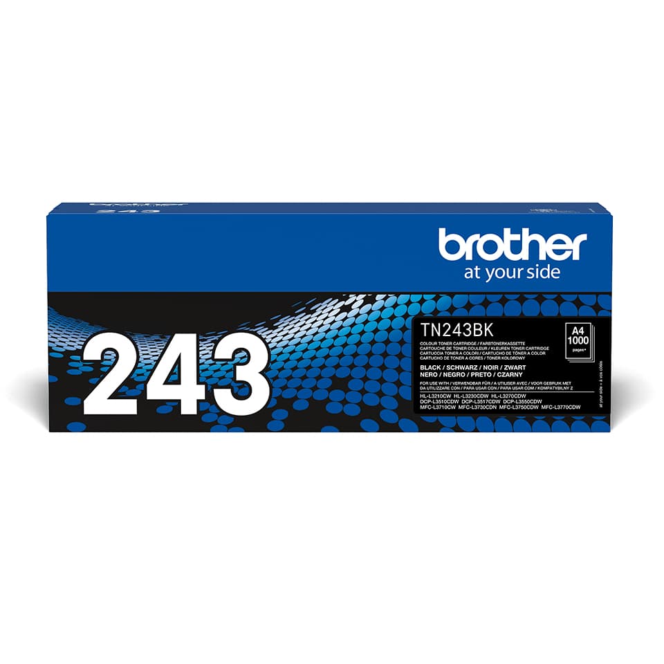 Brother TN-243BK cartuccia toner 1 pz Originale Nero GARANZIA ITALIA