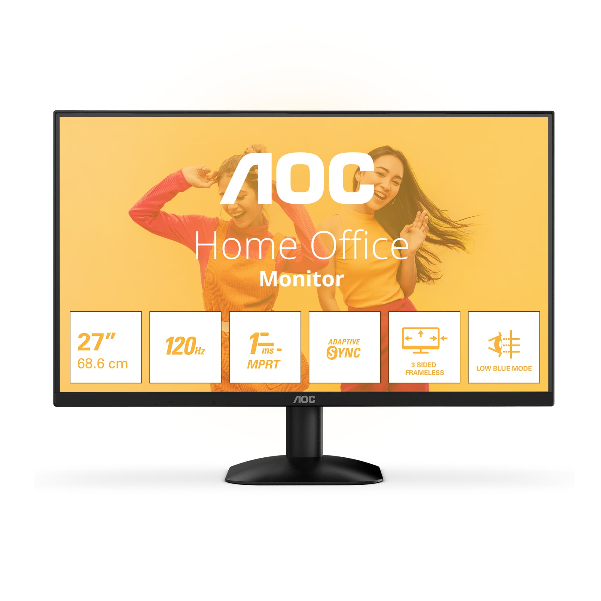 AOC B3 27B35HM Monitor PC 68,6 cm (27") 1920 x 1080 Pixel Full HD LED Nero GARANZIA ITALIA