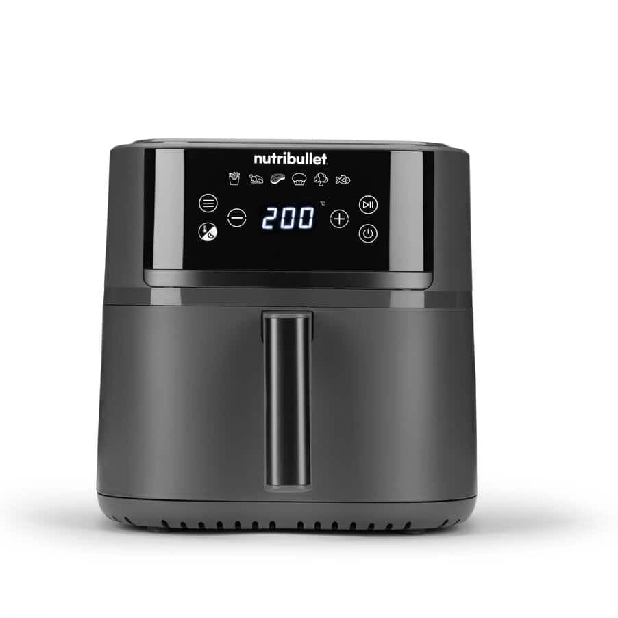 NutriBullet NBA0611DG friggitrice Singolo 6 L Indipendente 1700 W Friggitrice ad aria calda Grigio GARANZIA ITALIA
