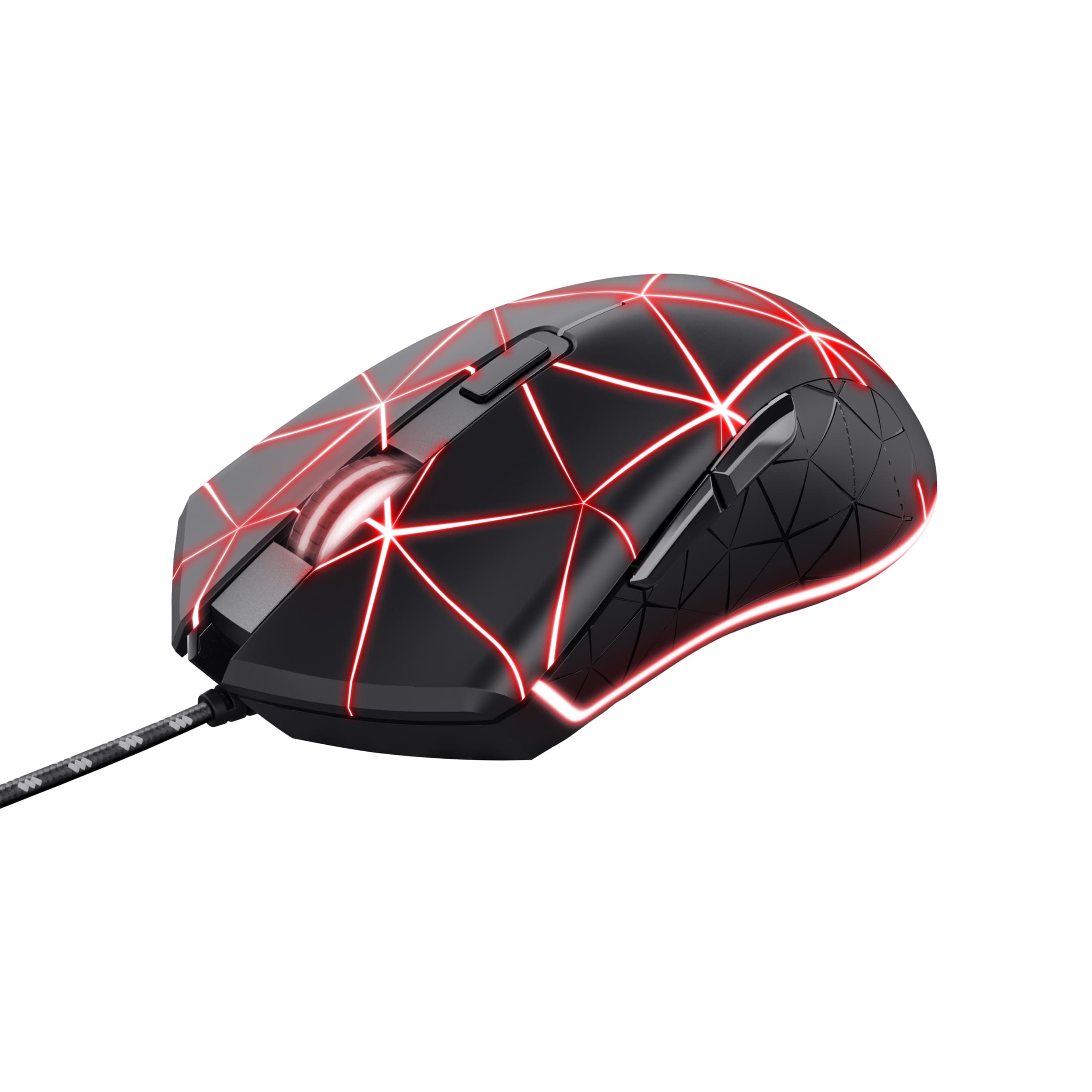 Trust GXT 133 Locx mouse Gaming Mano destra USB tipo A Ottico 4000 DPI GARANZIA ITALIA