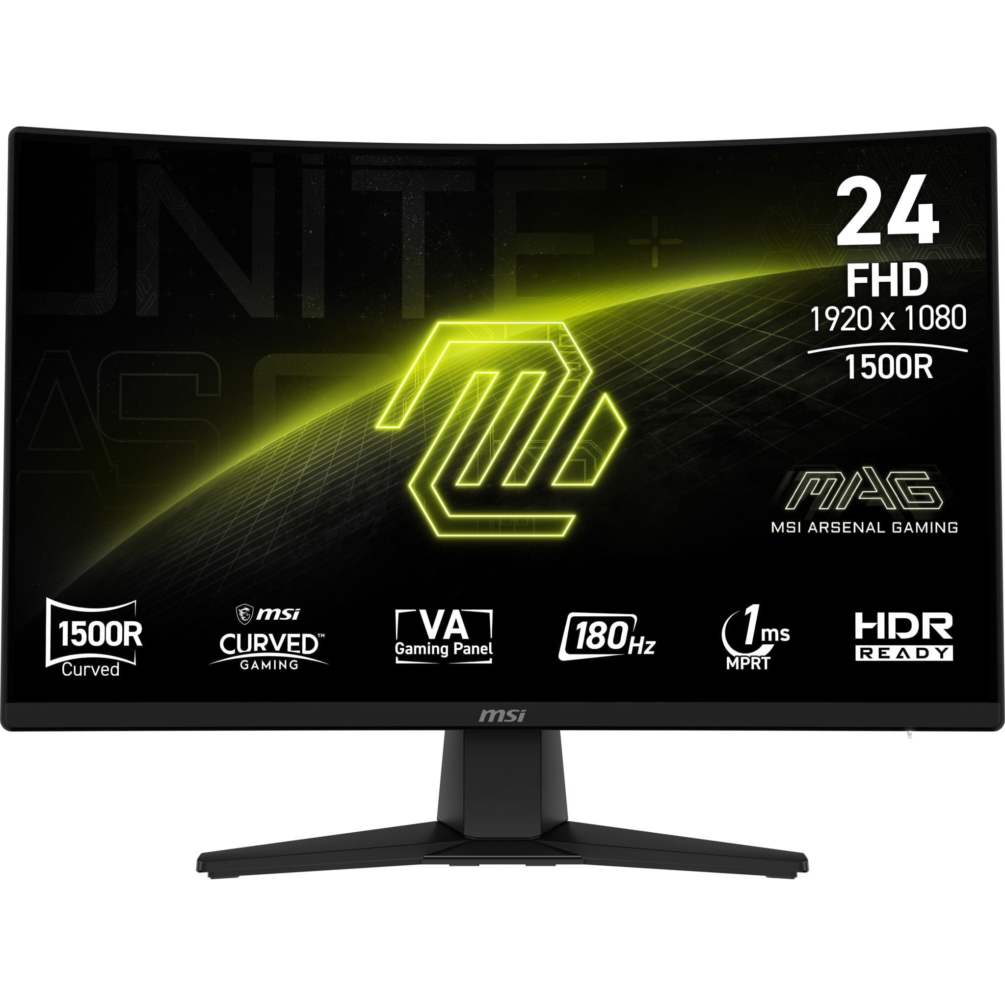 MSI MAG 242C Monitor PC 59,9 cm (23.6") 1920 x 1080 Pixel Full HD LCD Nero GARANZIA ITALIA