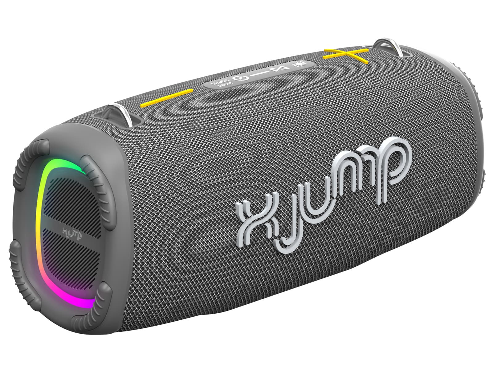 X JUMP ALTOPARLANTE AMPLIFICATO 90W WIRELESS TWS USB MICRO SD AUX-IN XJ 200 GRIGIO GARANZIA ITALIA