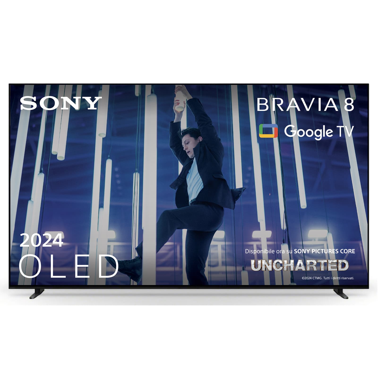 Sony BRAVIA 8 OLED 65 Pollici 4K HDR Google Smart TV (2024) Gaming Menu per PlayStation 5, IMAX Enhanced, Dolby Vision Atmos, Chromecast, AirPlay, 120Hz 65XR83 GARANZIA ITALIA