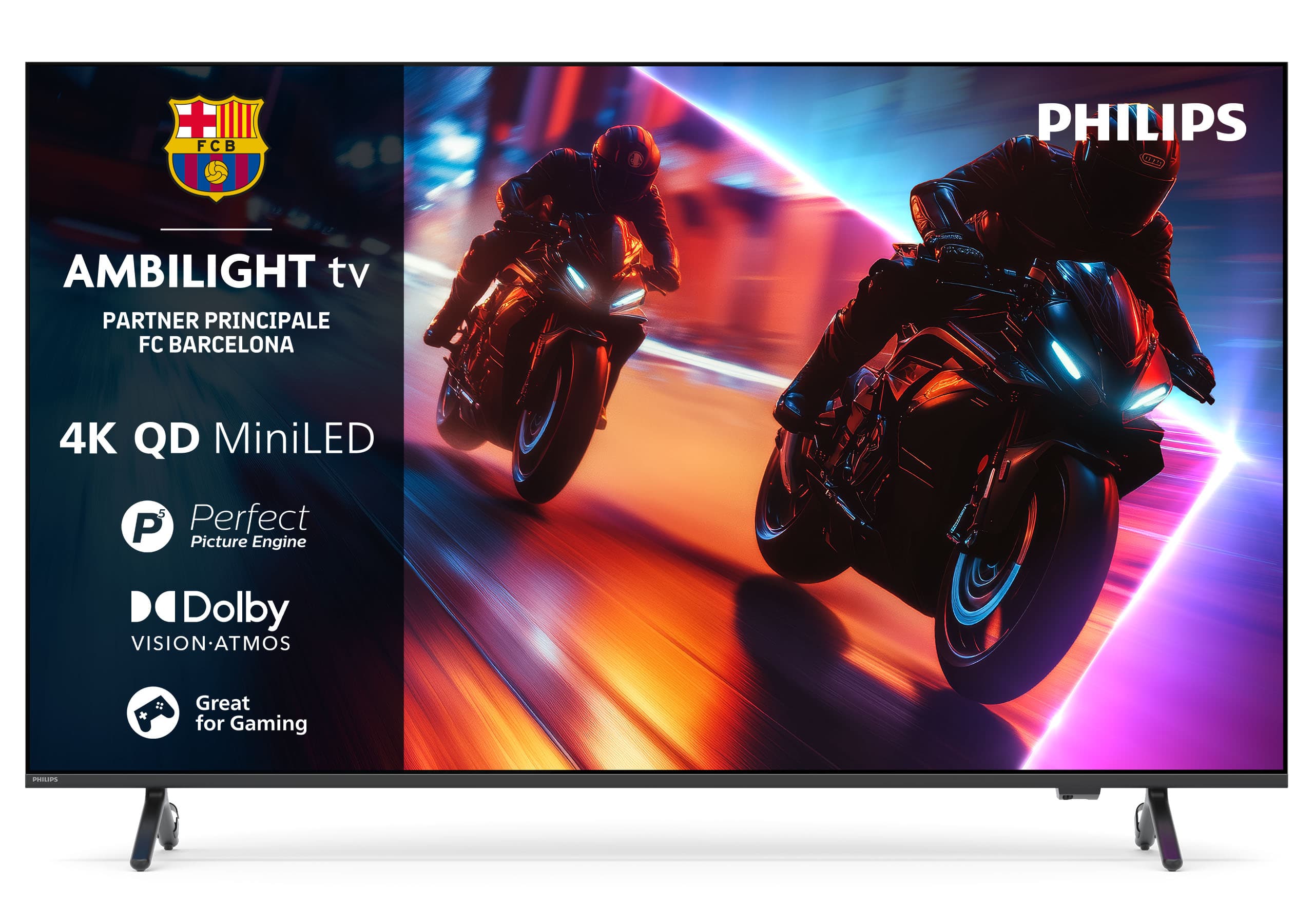 Philips Ambilight TV 65MLED920 4K QD MiniLED 164cm 65" Smart TV Dolby Vision and Dolby Atmos Titan OS GARANZIA ITALIA
