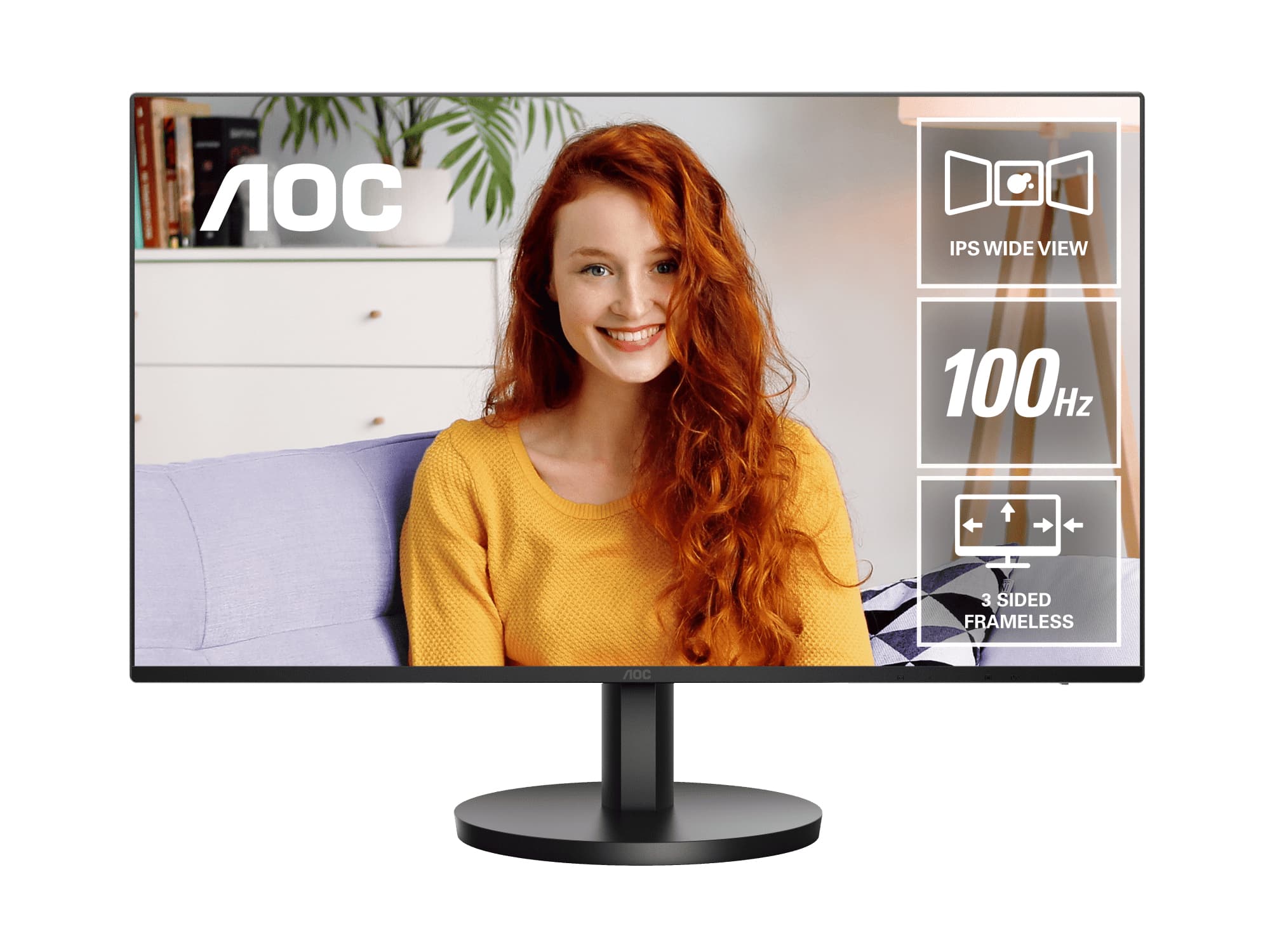 AOC B3 24B3HA2/75 Monitor PC 60,5 cm (23.8") 1920 x 1080 Pixel Nero GARANZIA ITALIA