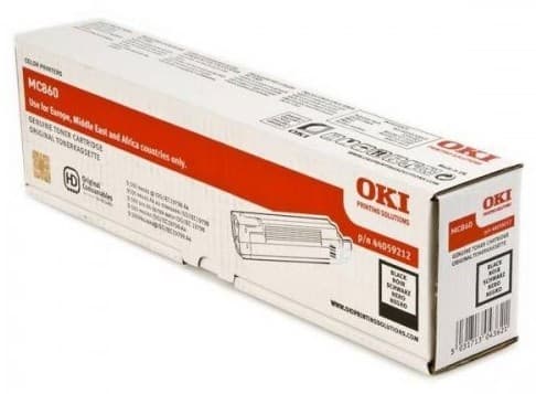 OKI Black Toner f/ MC860 cartuccia toner 1 pz Originale Nero GARANZIA ITALIA