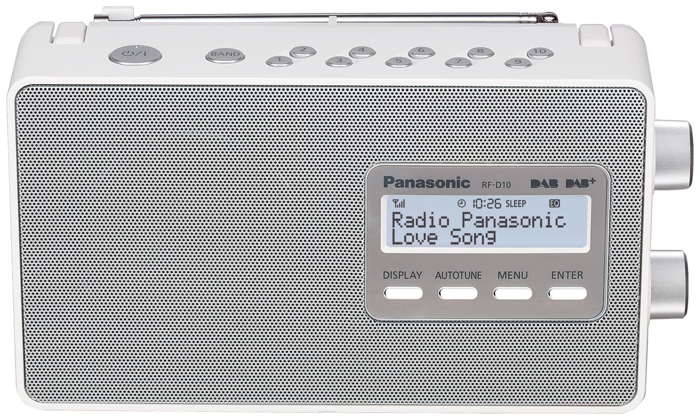 Panasonic Radio Portatile FM/DAB+, Batteria/Corrente RF-D10 GARANZIA ITALIA