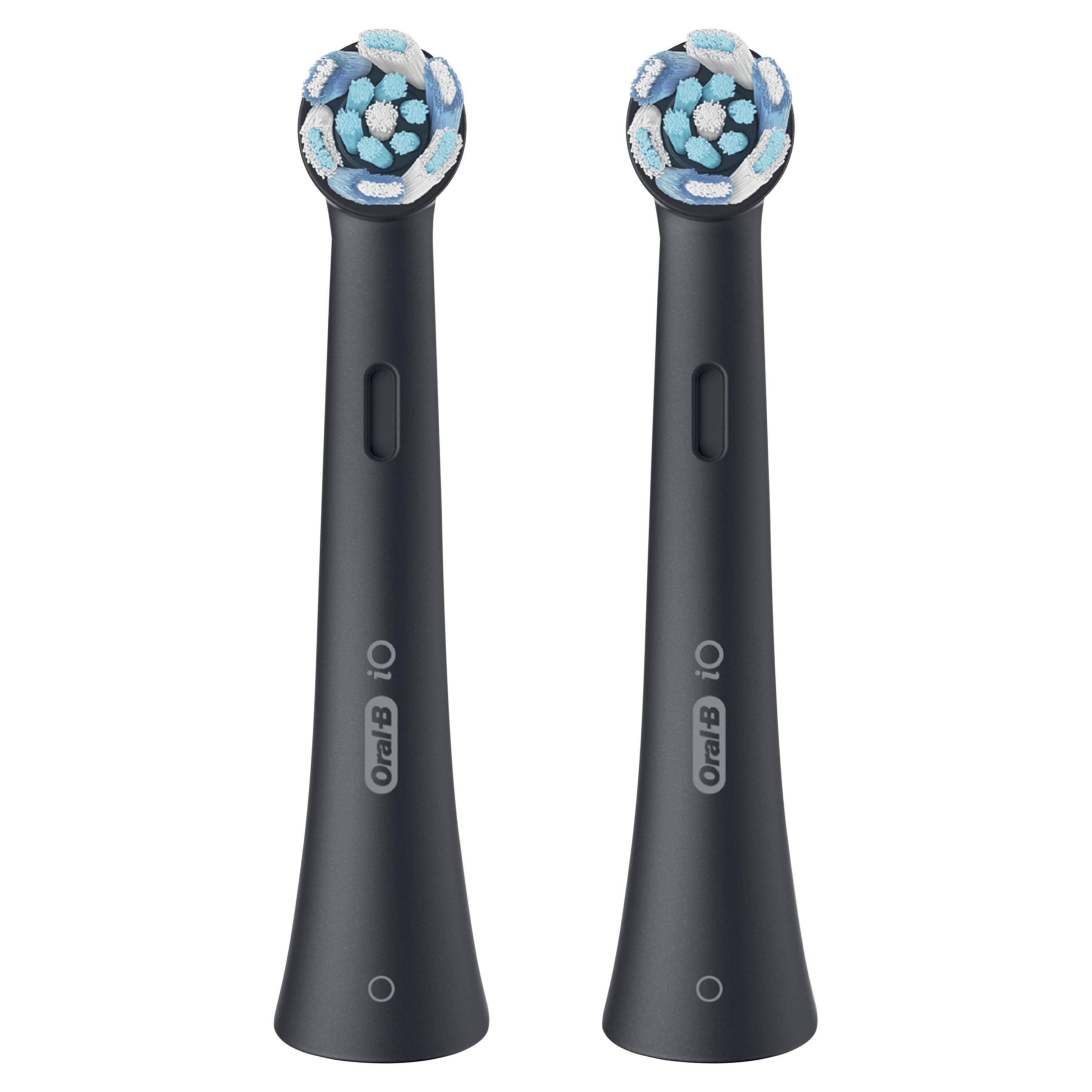 Oral-B Testine di Ricambio iO Series Ultimate Clean Black, testine rotonde di ricambio originali, con setole CrissCross per pulizia e rimozione della placca avanzate e in profondità, 2 GARANZIA ITALIA