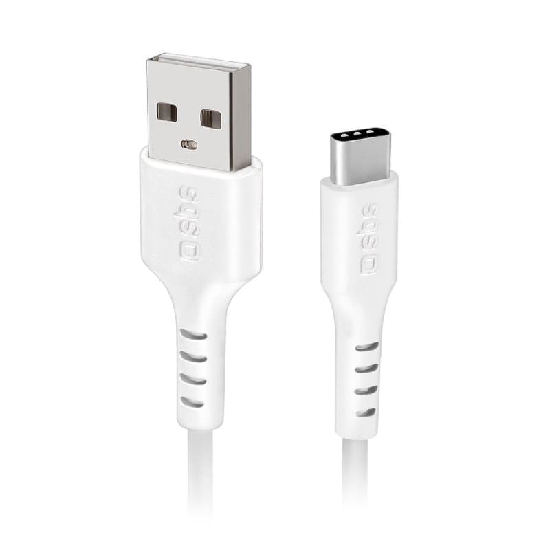 SBS TECABLEMICROC15W cavo USB USB 2.0 1,5 m USB A USB C Bianco GARANZIA ITALIA