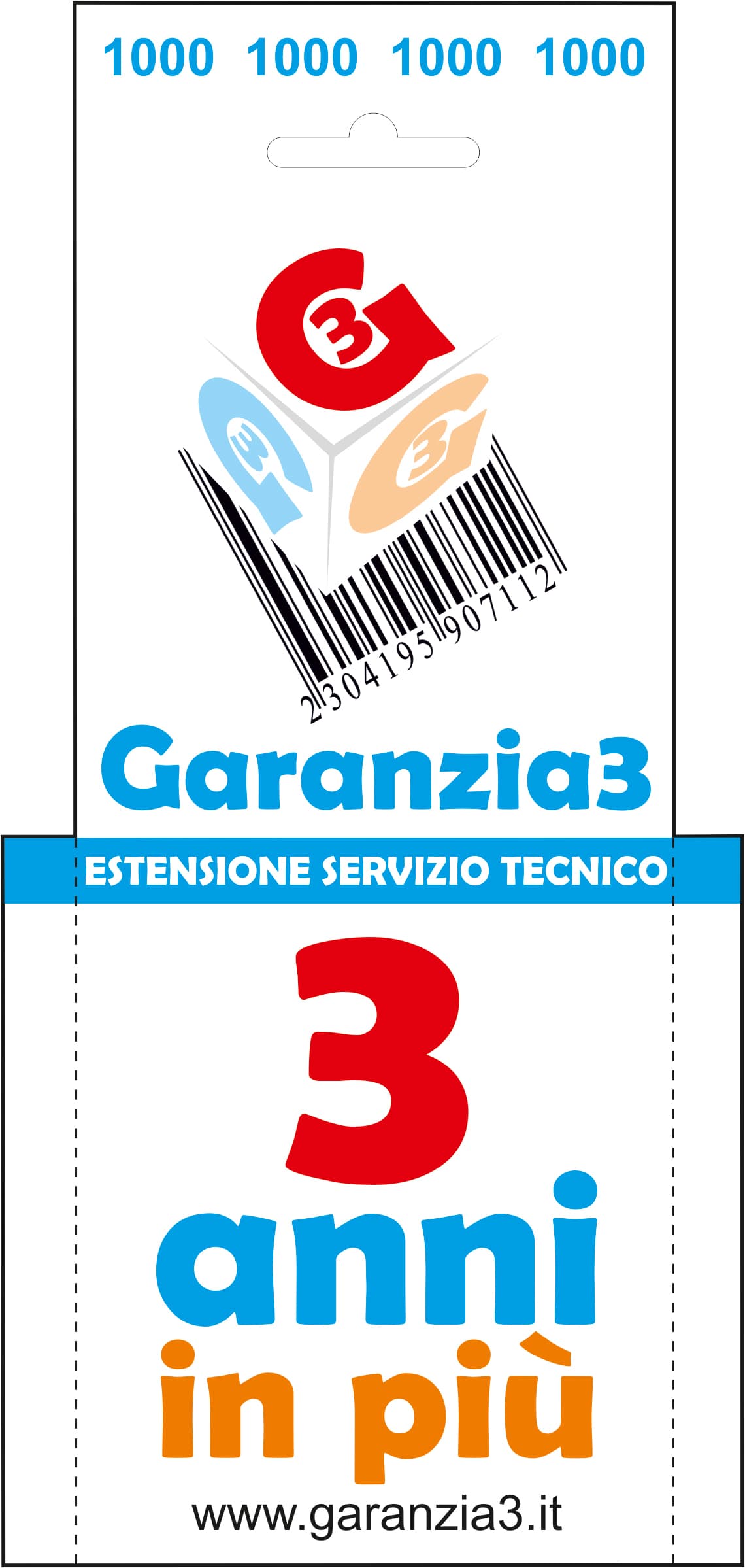 Business Company Garanzia3 1000 EUR, 3y 1 licenza/e 3 anno/i GARANZIA ITALIA