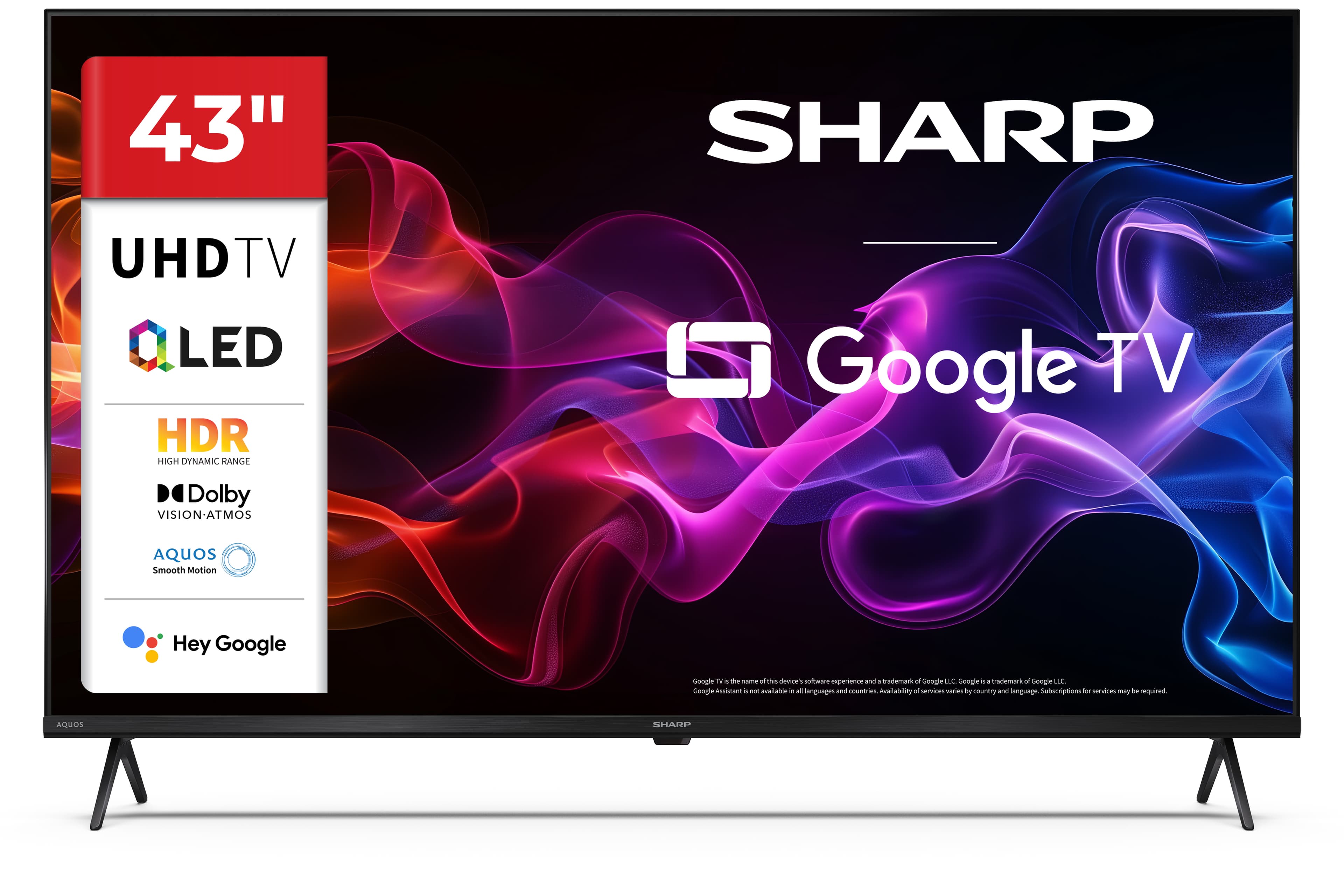Sharp 43HP5265E TV 109,2 cm (43") 4K Ultra HD Smart TV Wi-Fi Nero GARANZIA ITALIA
