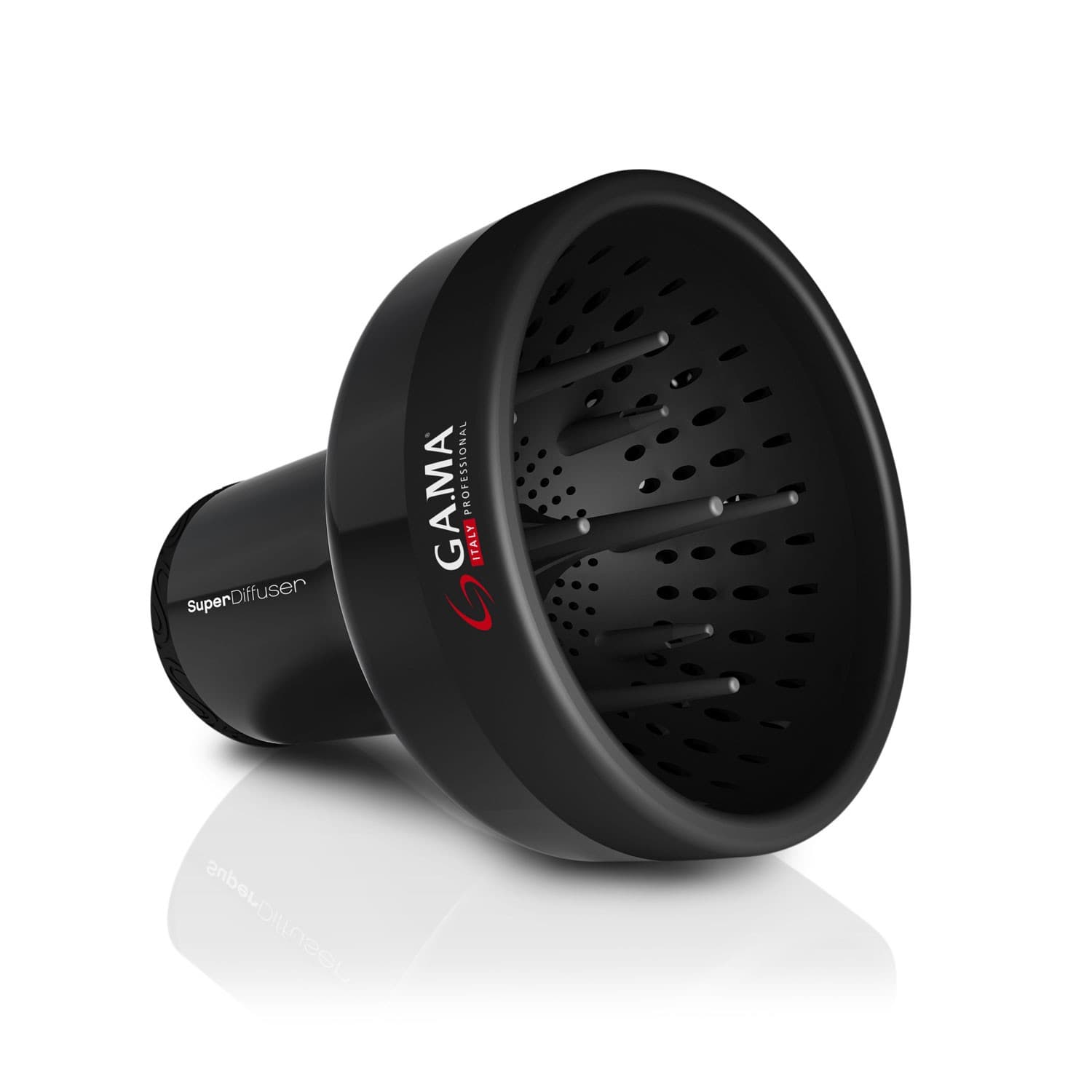 GA.MA Diffusore Phon Universale Gama, adatto per tutti i tipi di phon, asciugature veloci e delicate, per acconciature voluminose, boccoli e styling ricci, effetto anti crespo GARANZIA ITALIA