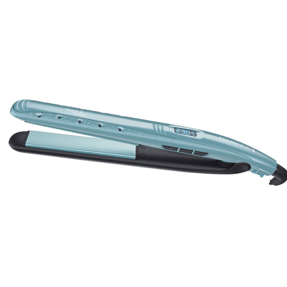 Remington S7300 messa in piega Piastra per capelli Caldo Nero, Blu GARANZIA ITALIA