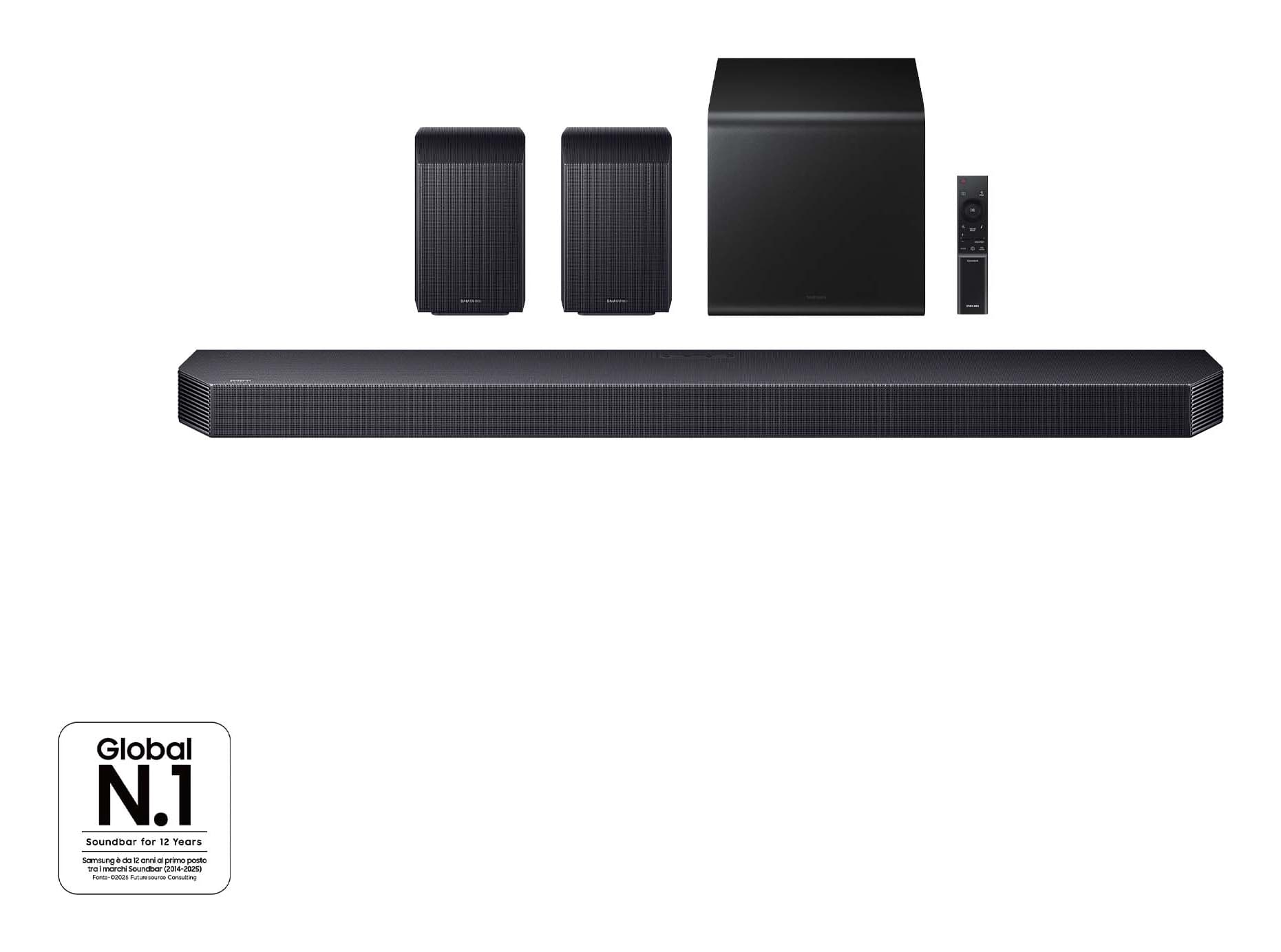 Samsung Soundbar HW-Q930F/ZF, Audio 9.1.4 canali, Wireless Dolby Atmos, 2025 GARANZIA ITALIA