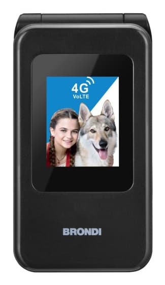 Brondi 10281080 cellulare 7,11 cm (2.8") Nero, Metallico Telefono cellulare basico GARANZIA ITALIA