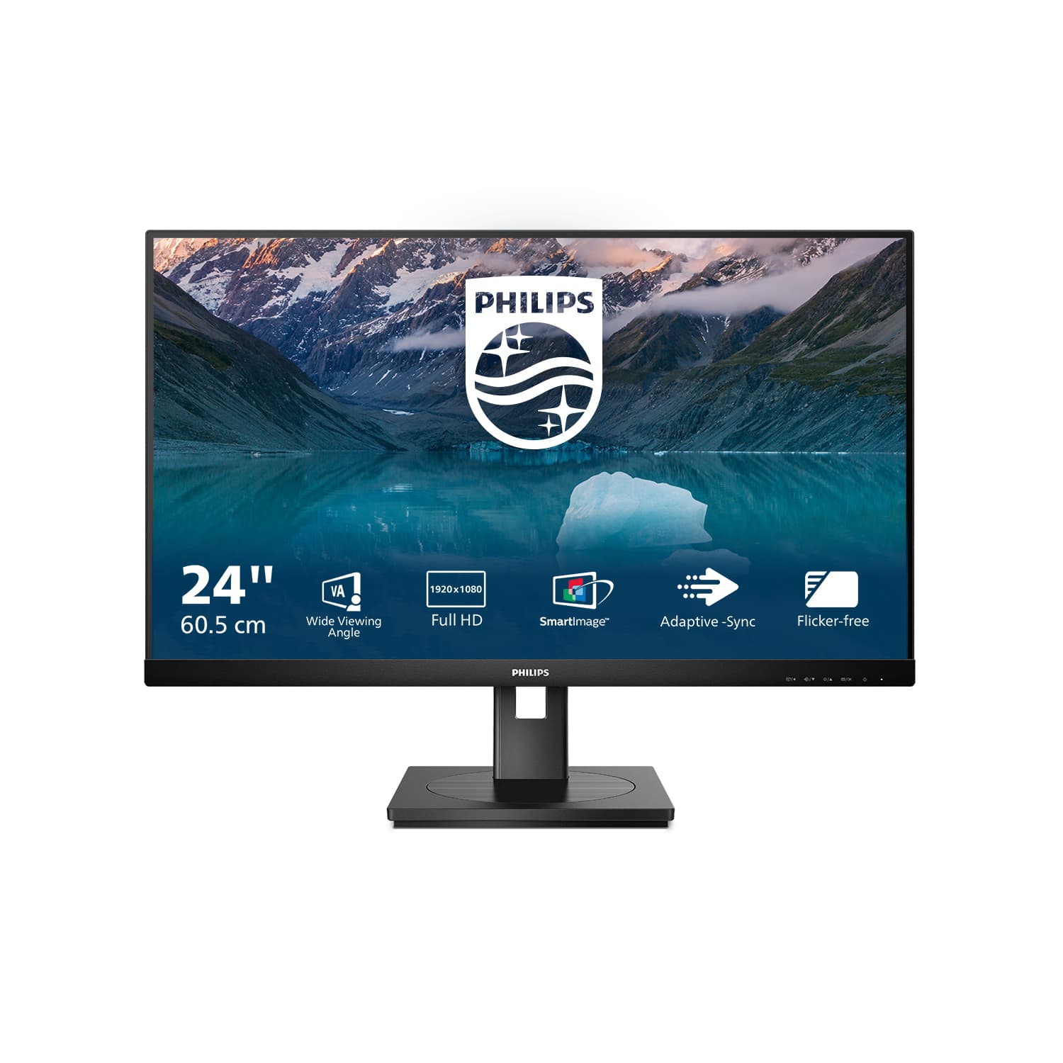 Philips S Line 242S9JML/00 Monitor PC 60,5 cm (23.8") 1920 x 1080 Pixel Full HD LCD Nero GARANZIA ITALIA