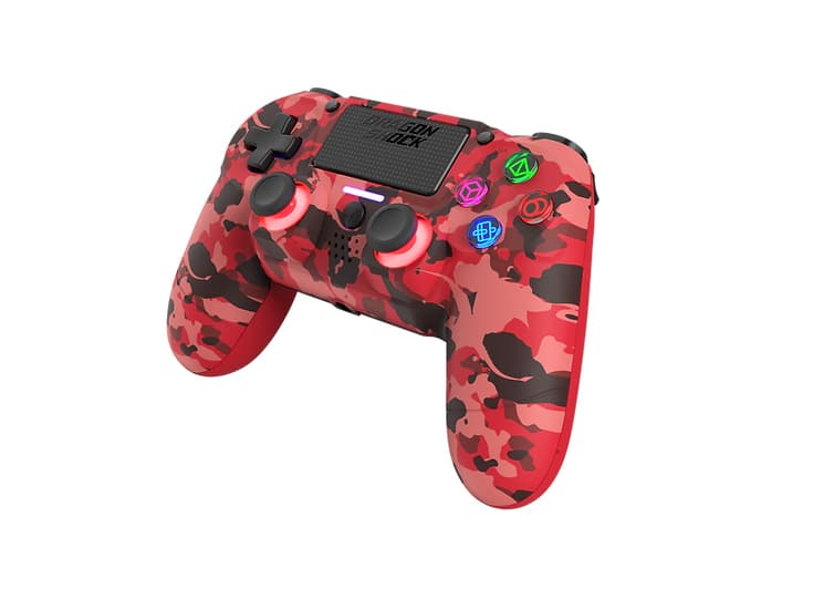 Dragonshock Mizar Mimetico, Rosso Bluetooth Gamepad Analogico/Digitale PlayStation 4 GARANZIA ITALIA