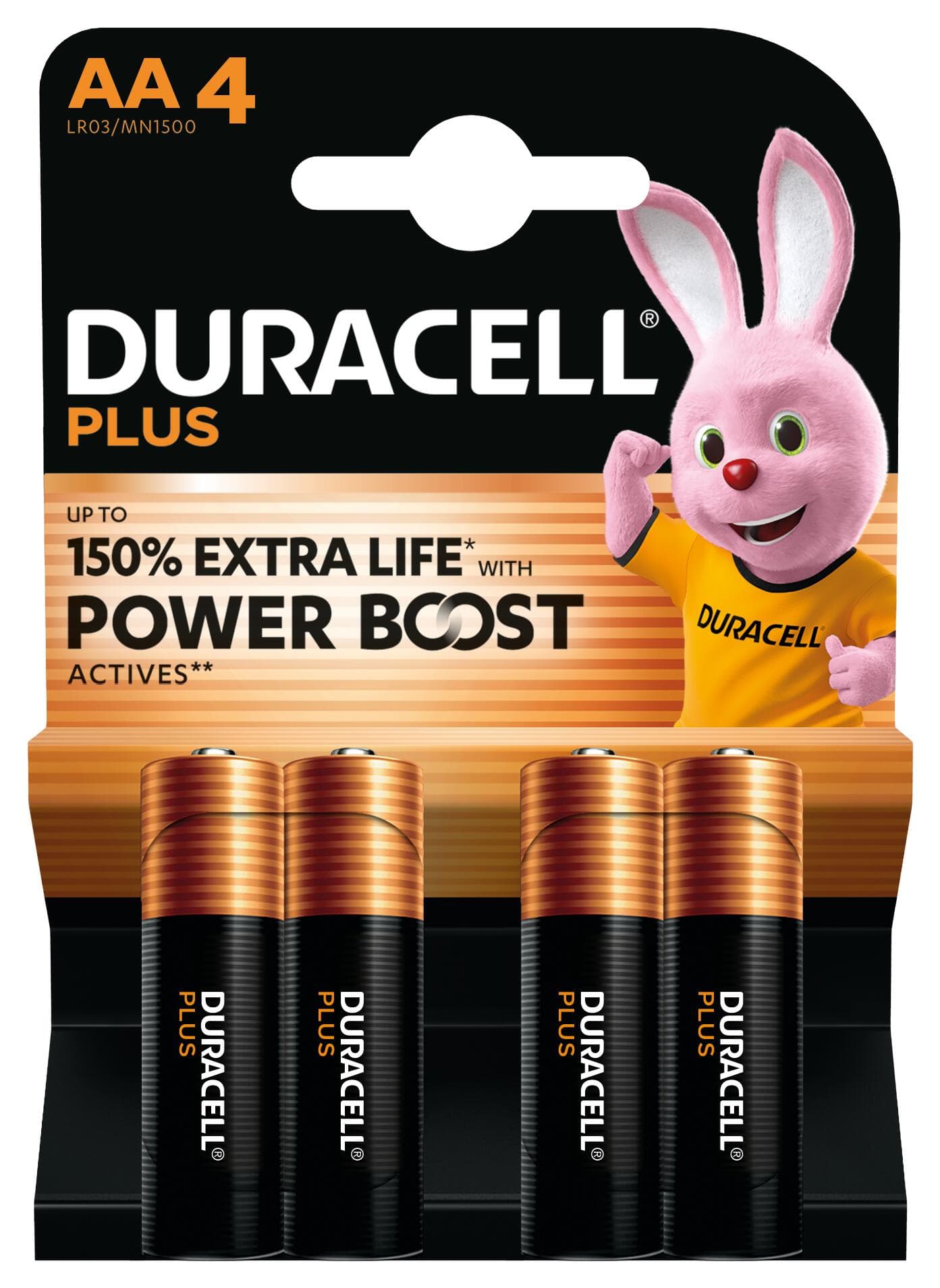 Duracell Plus Batteria monouso Stilo AA Alcalino GARANZIA ITALIA