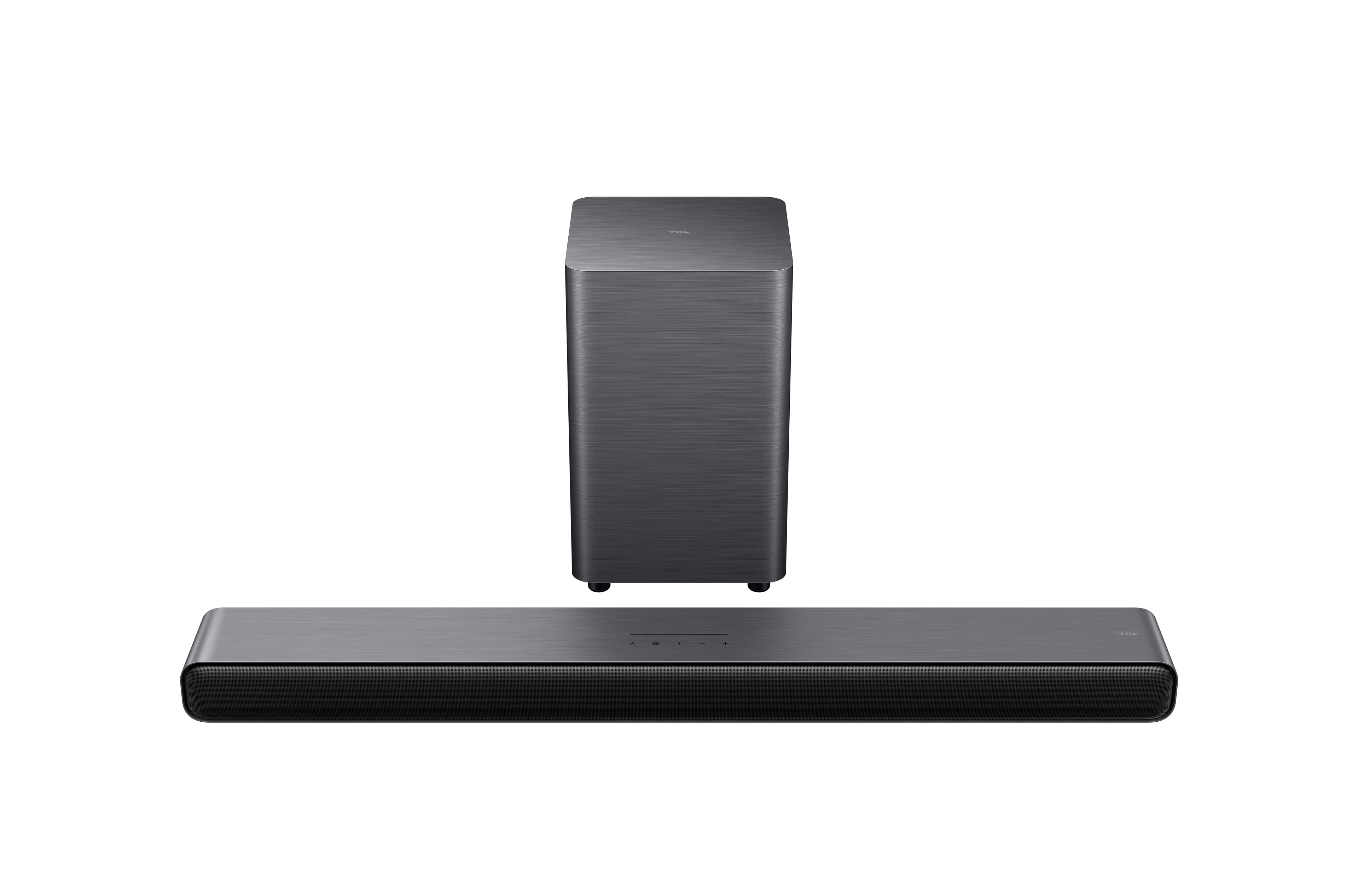 TCL S Soundbar S55H 2.1 canali, Dolby Atmos con Subwoofer integrato, supporto HDMI eARC, Bluetooth, 220W GARANZIA ITALIA
