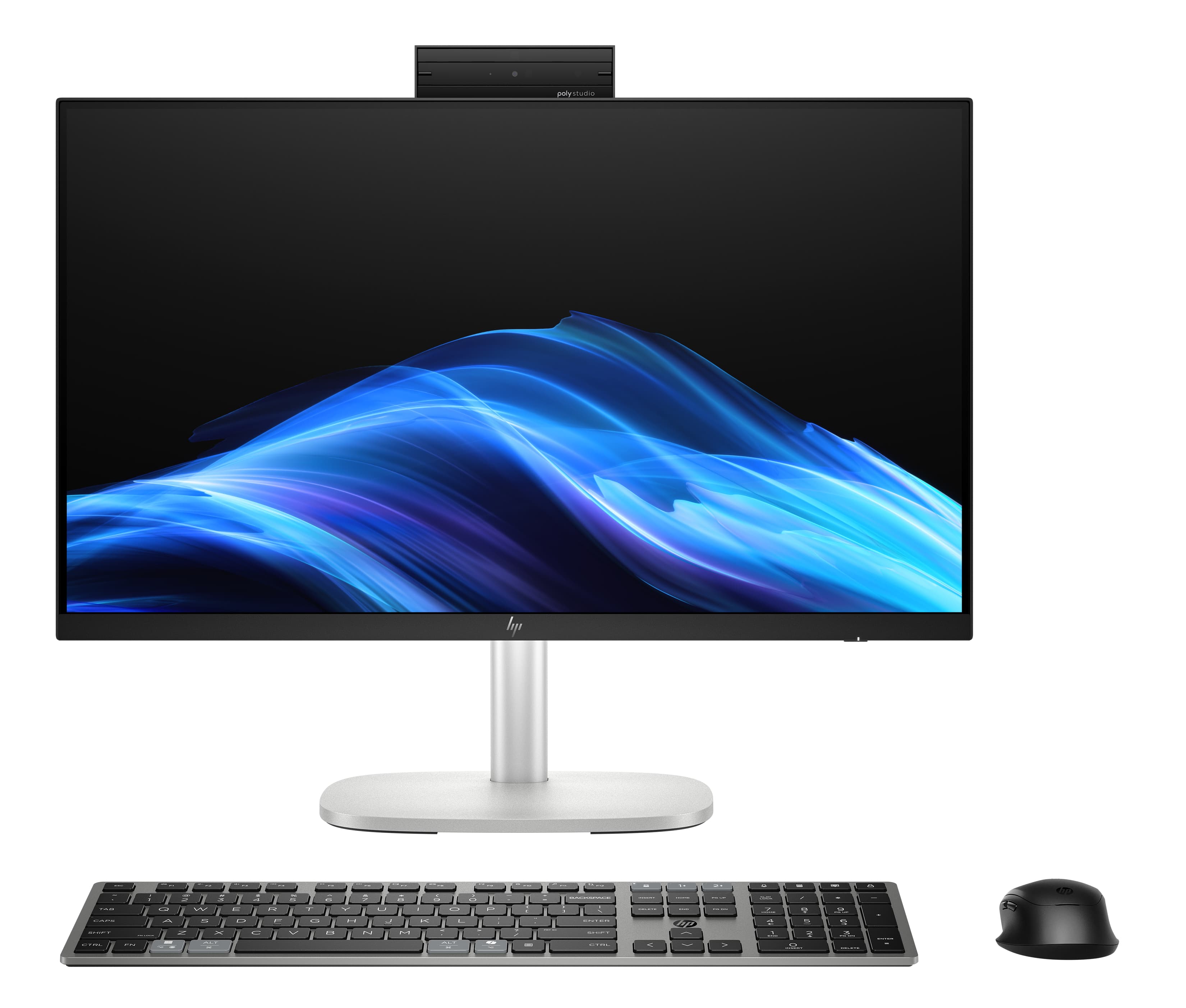 HP EliteStudio 8 G1i AI Wolf Pro Security Edition Intel Core Ultra 7 265 60,5 cm (23.8") 1920 x 1080 Pixel Touch screen PC All-in-one 32 GB DDR5-SDRAM 1 TB SSD Windows 11 Pro Wi-Fi 7 (802.11be) AI PC Argento GARANZIA ITALIA