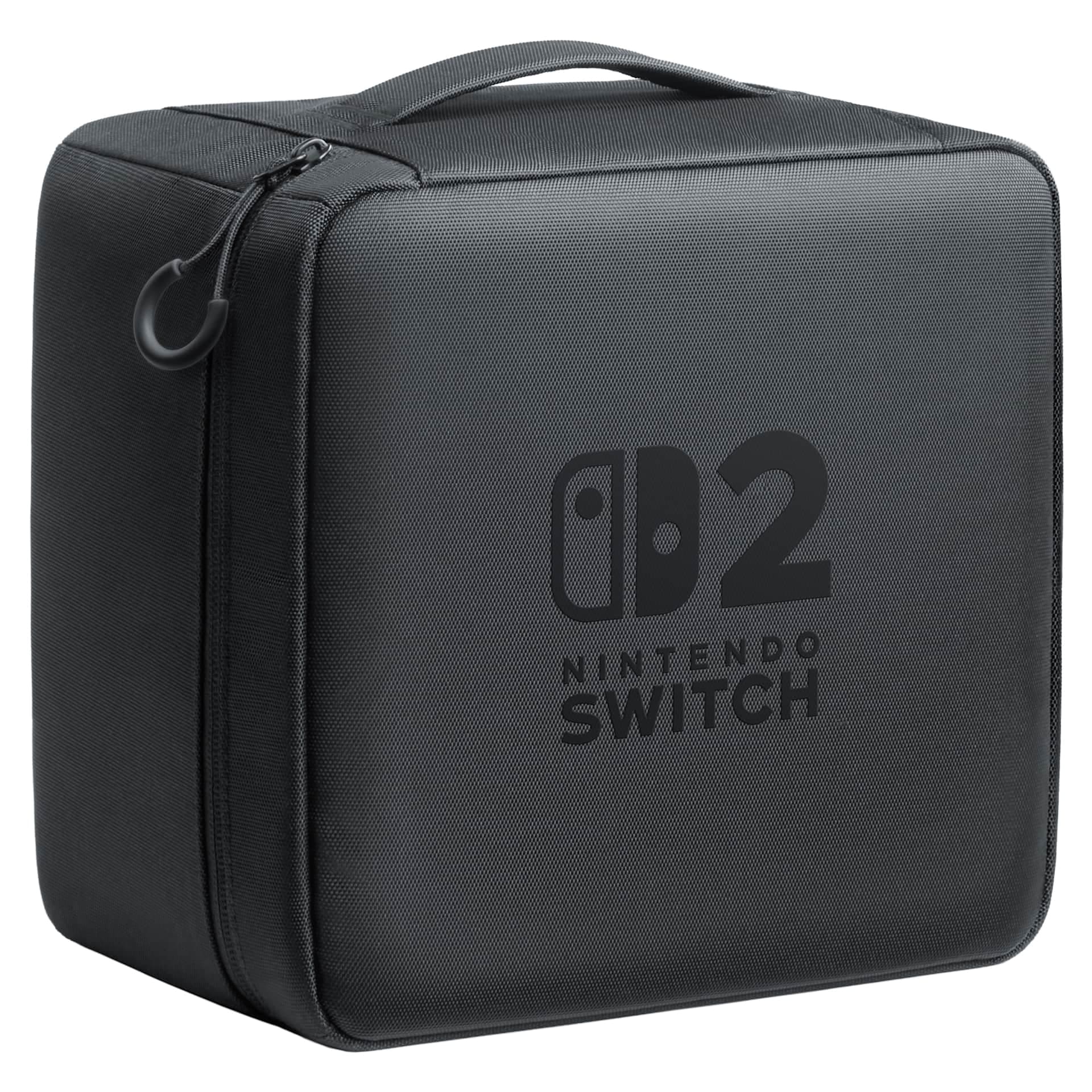Nintendo Switch 2-All-in-one-Tasche Valigia da viaggio Nero GARANZIA ITALIA