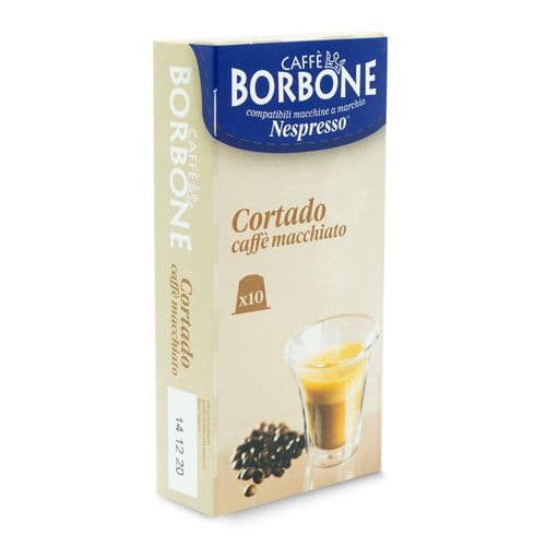 Caffè Borbone Capsule per Nespresso Cortado Capsule caffè 10 pz GARANZIA ITALIA