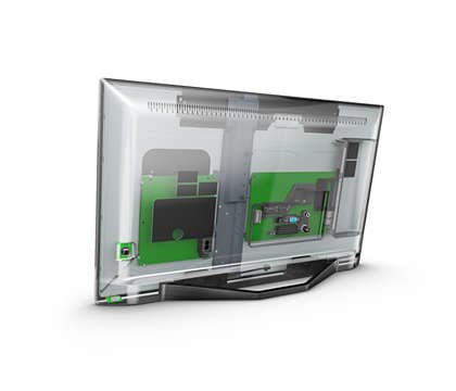 Philips 24HFL3014P/12 TV 61 cm (24") HD Nero, Trasparente 250 cd/m² GARANZIA ITALIA