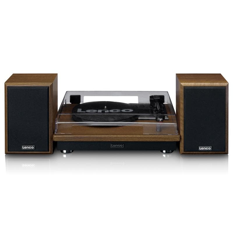 Lenco LS-100WD piatto audio Giradischi con trasmissione a cinghia Nero, Quercia Automatico GARANZIA ITALIA