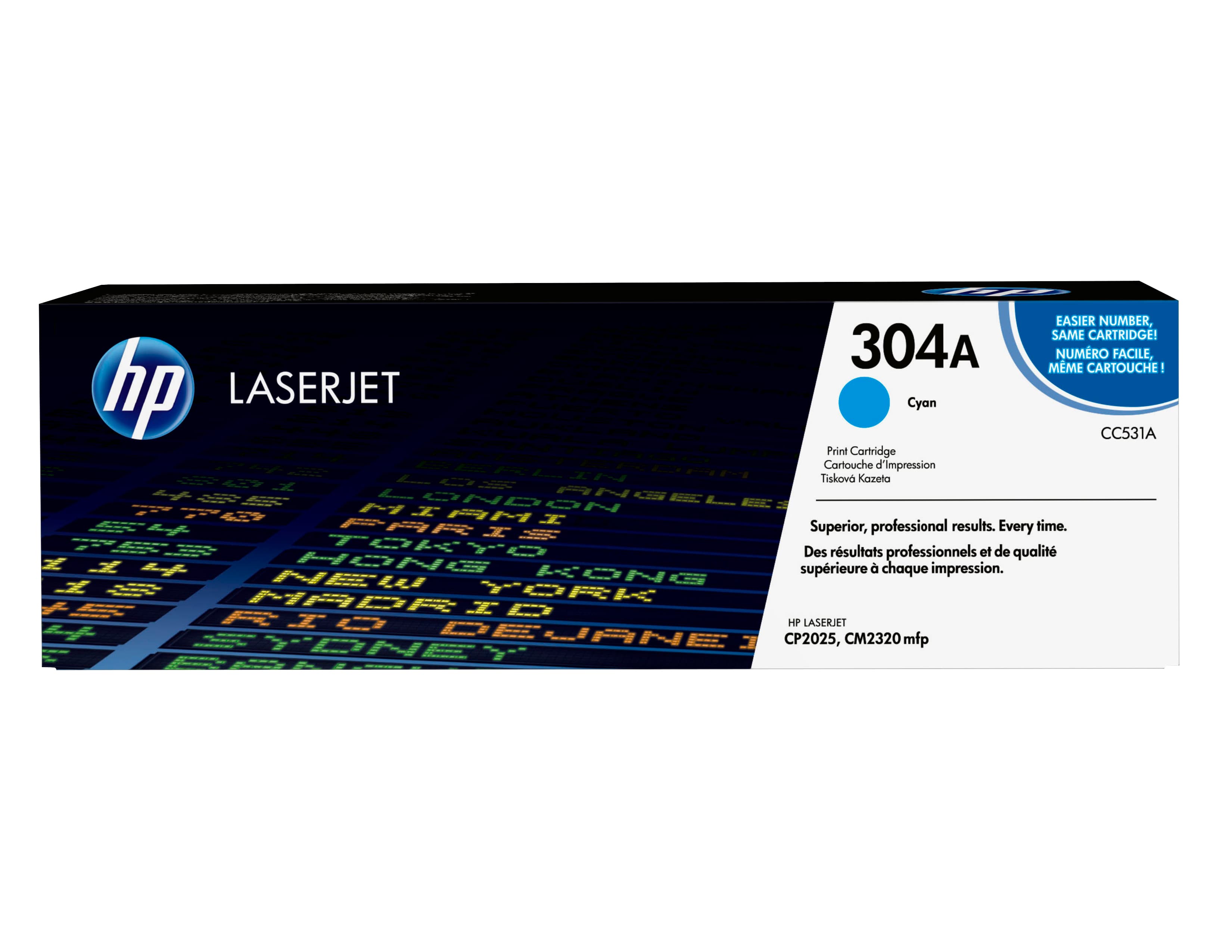 HP Cartuccia Toner originale ciano LaserJet 304A GARANZIA ITALIA