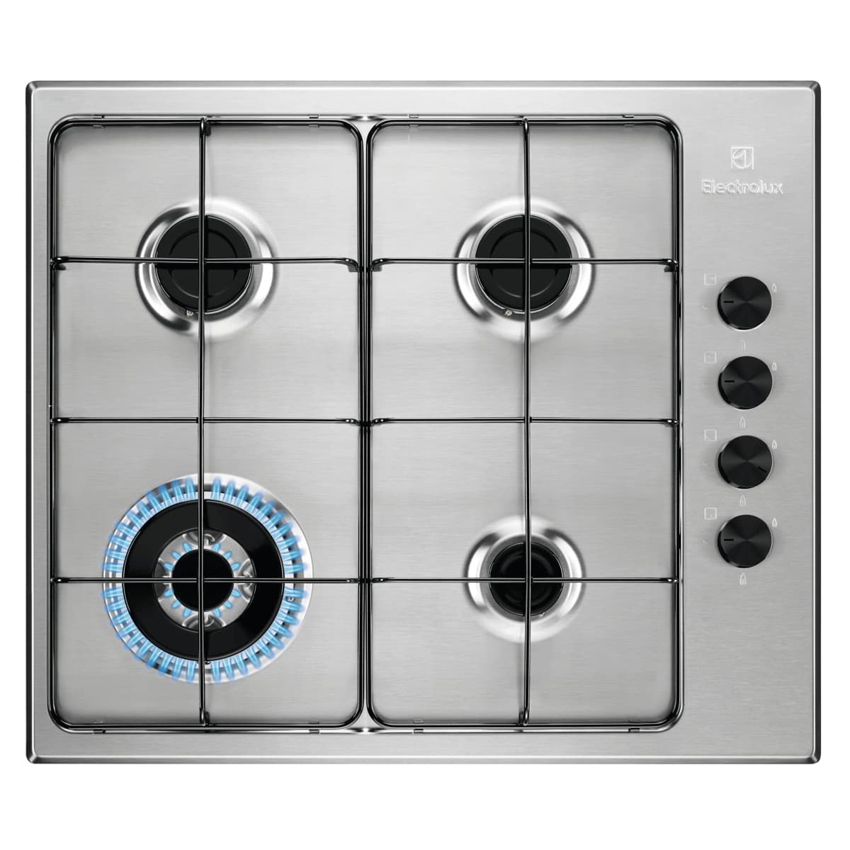 Electrolux Piano Gas Comandi Laterali 60 Cm MADE IN ITALY EGS6414X GARANZIA ITALIA