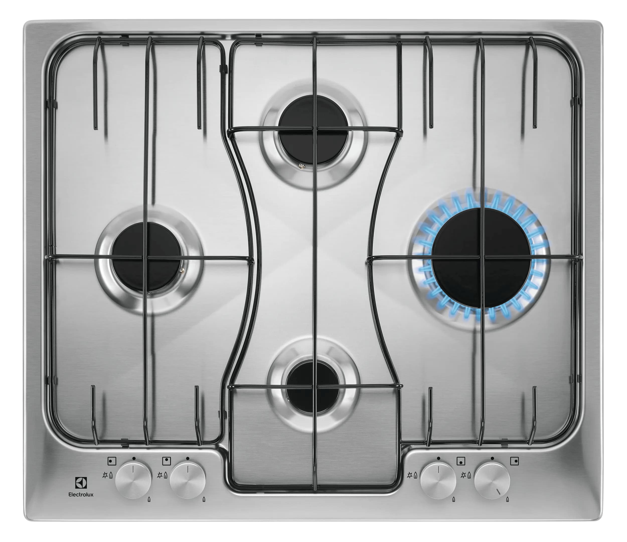 Electrolux Piano Gas Comandi Frontali 60 Cm MADE IN ITALY RGG6242LOX GARANZIA ITALIA