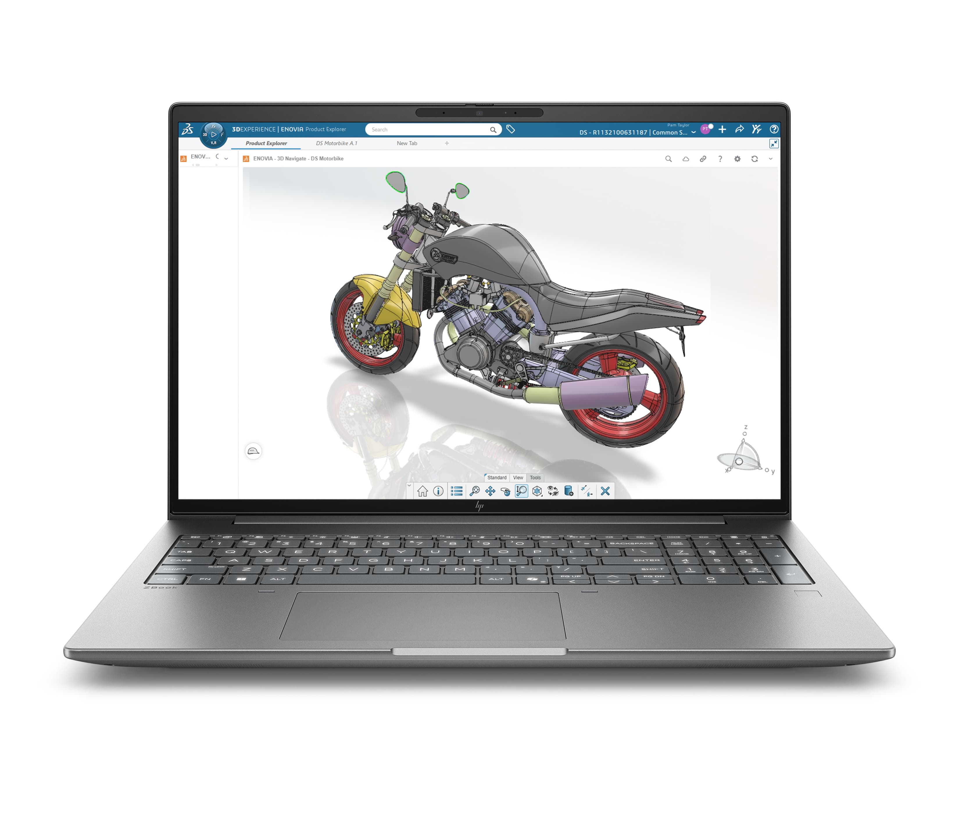 HP DK1L4ET laptop Copilot+ PC Intel Core Ultra 7 356H 40,6 cm (16") WUXGA 24 GB DDR5-SDRAM 1 TB SSD NVIDIA RTX PRO 1000 Blackwell Wi-Fi 6E (802.11ax) Windows 11 Pro AI Workstation, AI PC Argento GARANZIA ITALIA