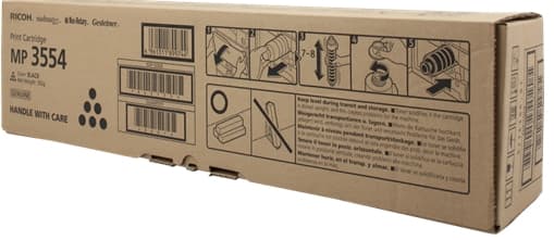 Ricoh MP 3554 cartuccia toner Originale Nero GARANZIA ITALIA