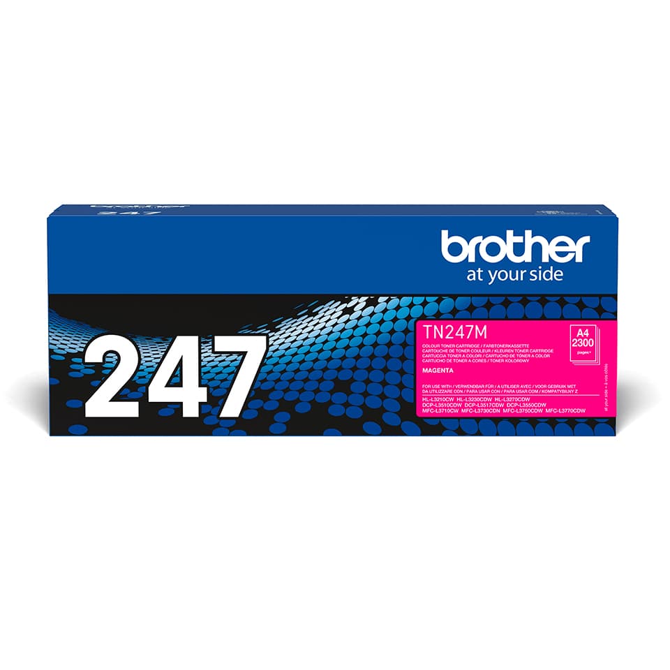 Brother TN-247M cartuccia toner 1 pz Originale Magenta GARANZIA ITALIA