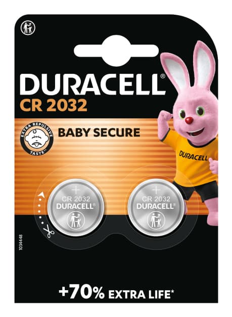 Duracell Elettronics 2032 B2 2pz GARANZIA ITALIA