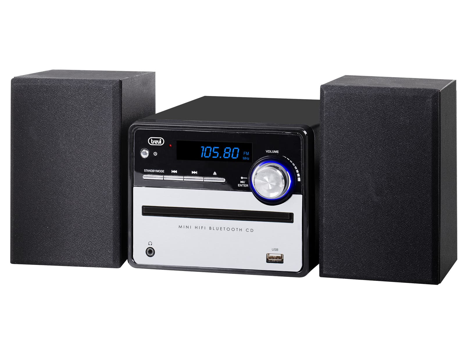 Trevi STEREO HI-FI 20W WIRELESS CD USB AUX-IN HCX 10F6 GARANZIA ITALIA