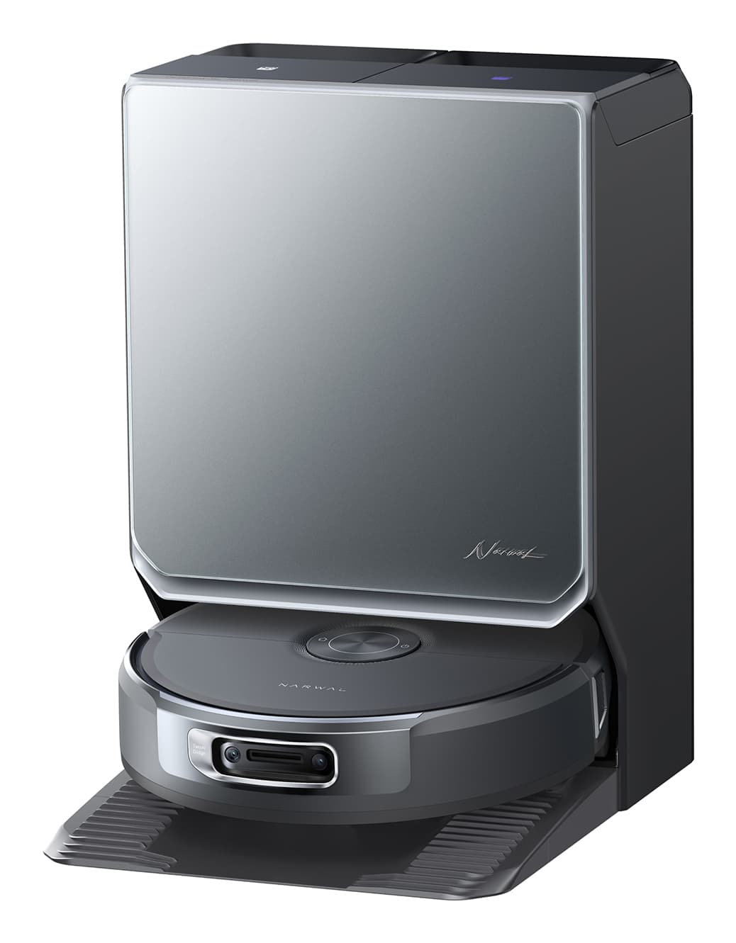 NARWAL Flow 2 Robot Aspirapolvere Lavapavimenti All-in-One, Aspirazione 31.000 Pa, Sistema FlowWash con Acqua Calda 60°C, NarMind Pro 2.0 con TwinAI Dodge, Pulizia Tappeti CarpetFocus, Autosvuotamento fino a 120 Giorni, Autopulizia e Asciugatura ad Aria C GARANZIA ITALIA