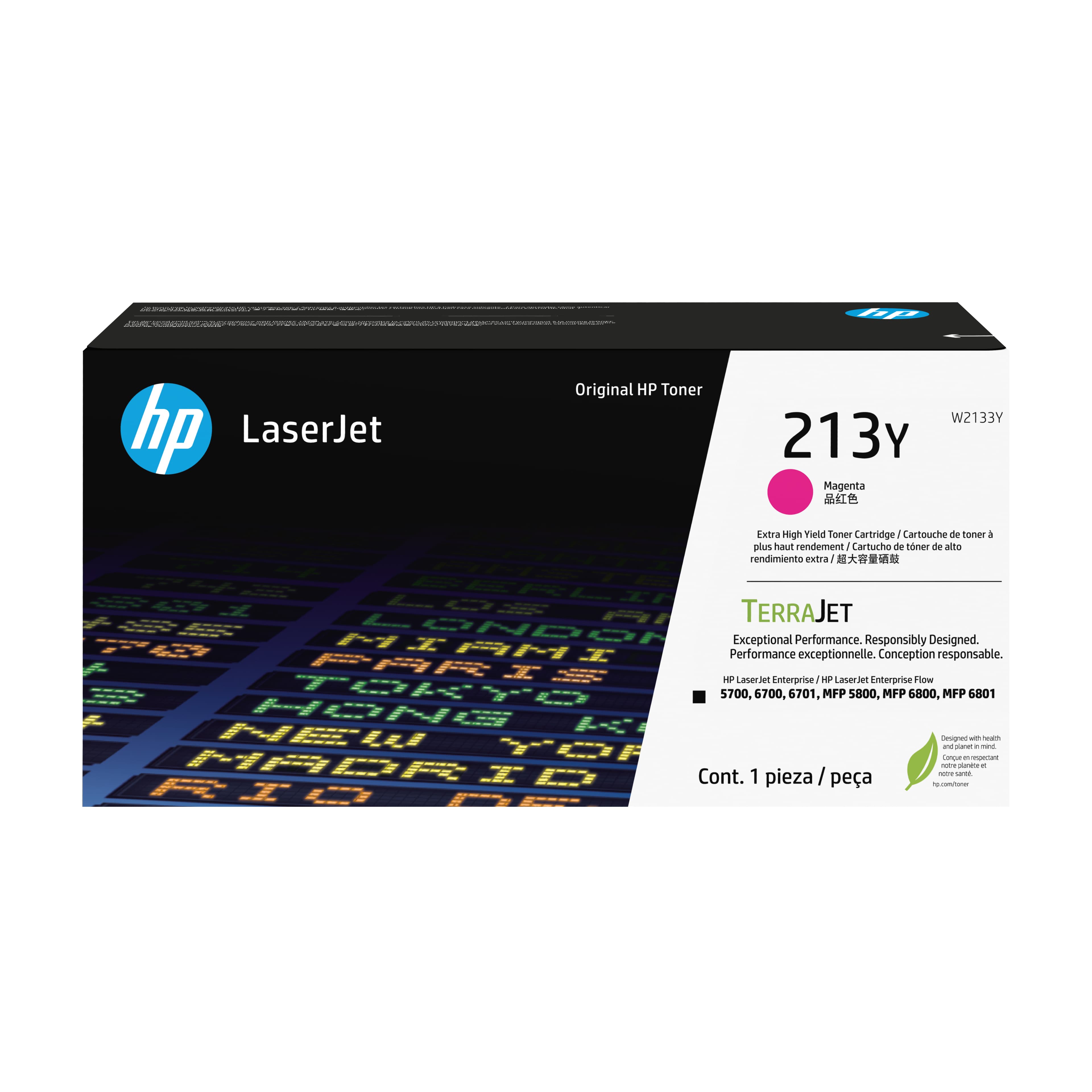 HP Cartuccia toner originale magenta ad altissima capacità LaserJet 213Y GARANZIA ITALIA