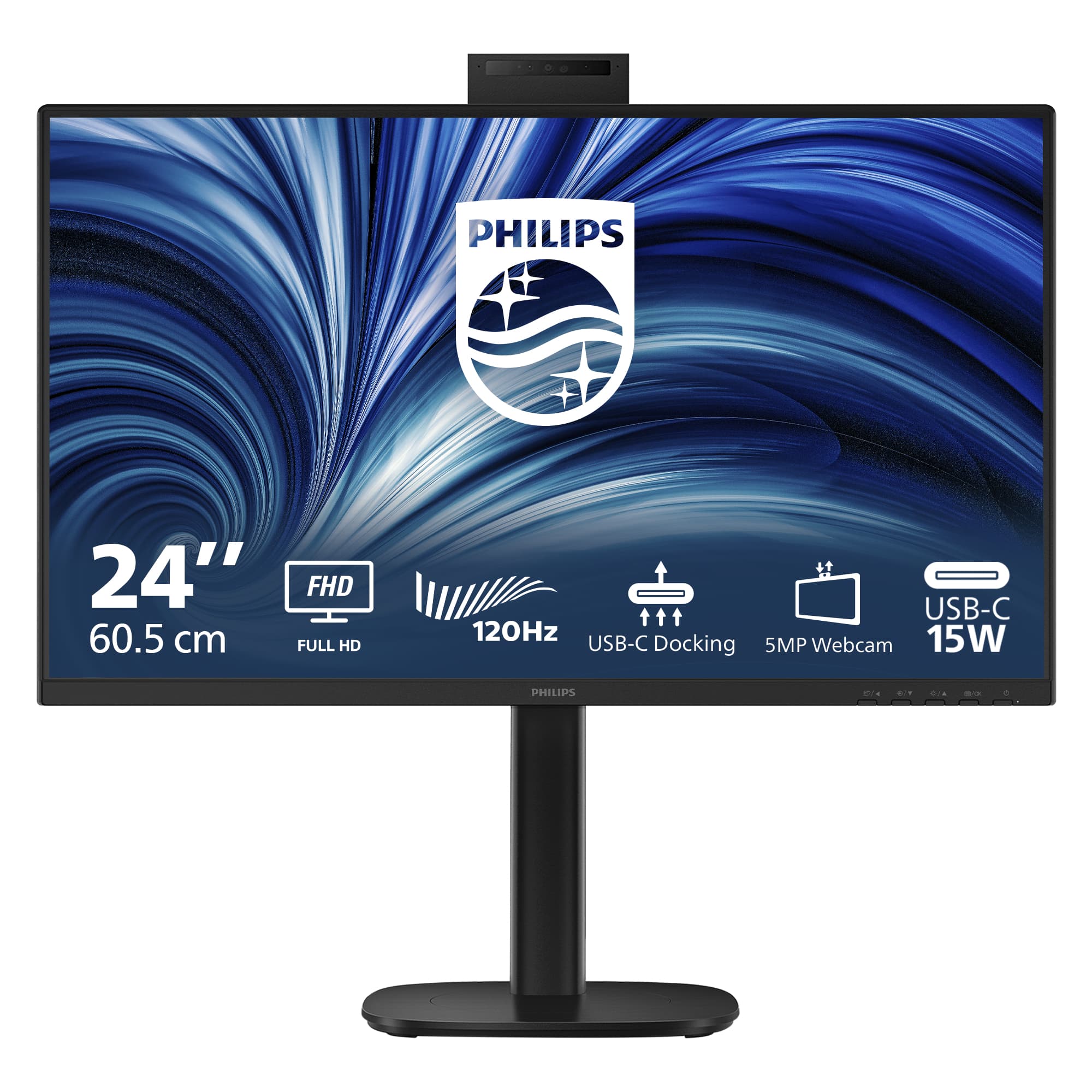 Philips Serie 3000 24B2U3301H/00 Monitor PC 60,5 cm (23.8") 1920 x 1080 Pixel Full HD LCD Nero GARANZIA ITALIA