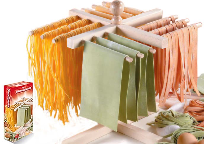 Imperia STENDIPASTA accessorio per la macchina per la pasta e ravioli Legno Griglia per essiccare la pasta GARANZIA ITALIA