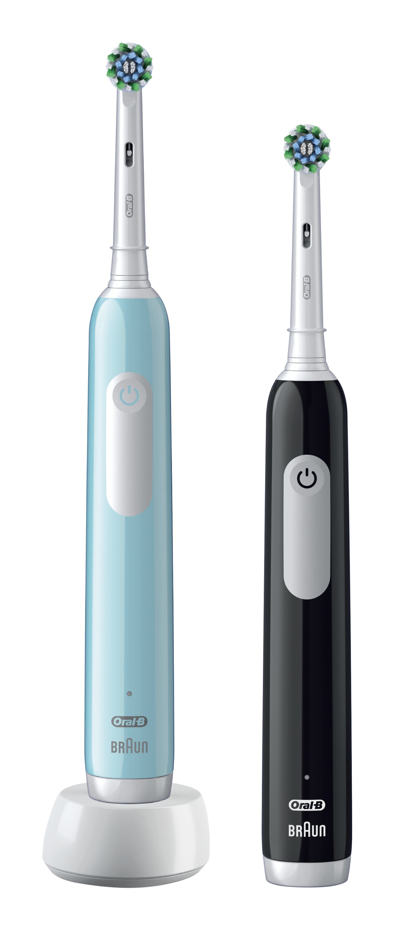 Oral-B Pro 1 PRO1CRSDUO spazzolino elettrico Adulto Spazzolino rotante-oscillante Nero, Turchese, Bianco GARANZIA ITALIA