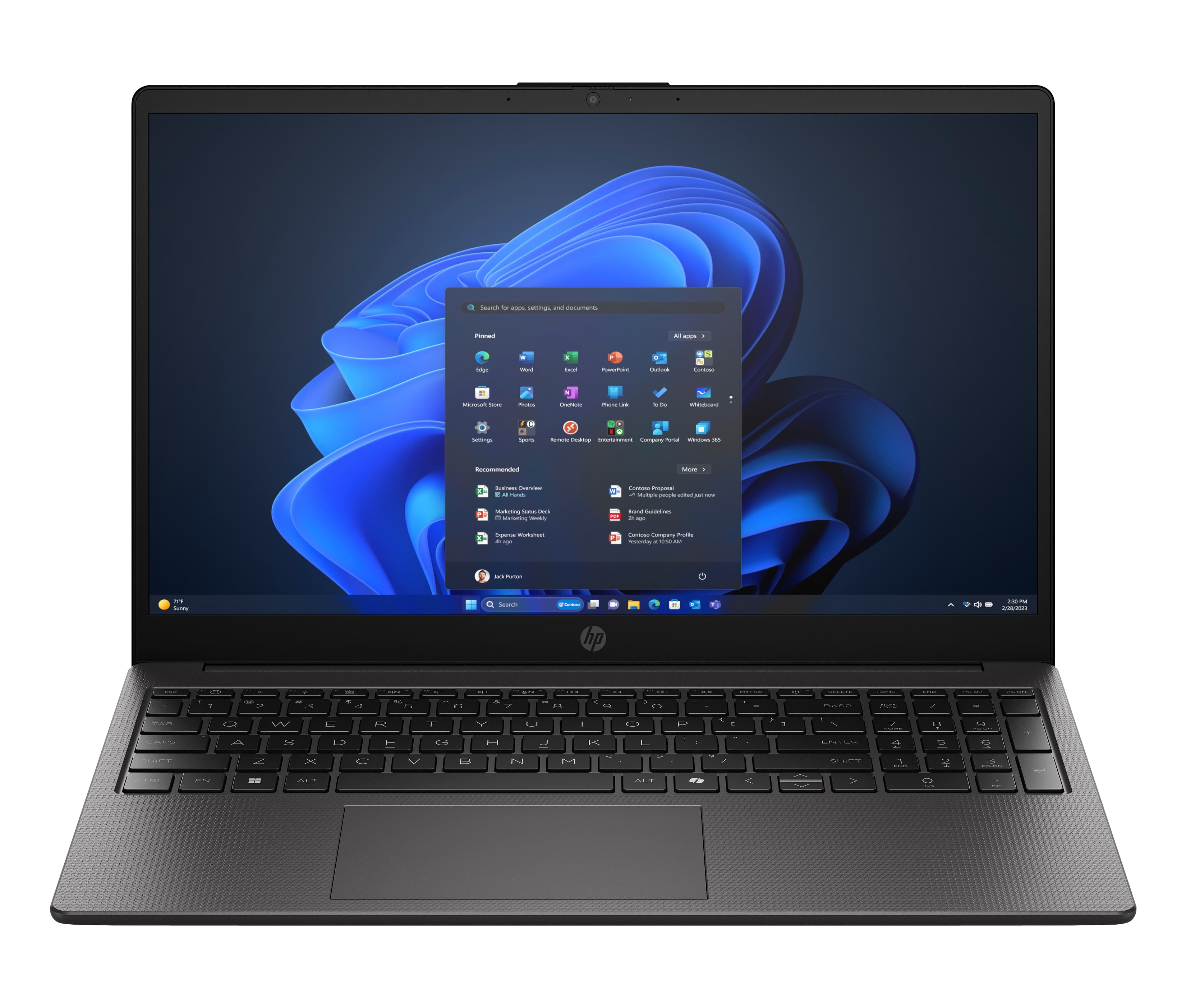 HP 250R 15.6 inch G10 Notebook PC Intel Core 7 150U Computer portatile 39,6 cm (15.6") Full HD 8 GB DDR4-SDRAM 512 GB SSD Wi-Fi 6 (802.11ax) Windows 11 Pro Nero GARANZIA ITALIA