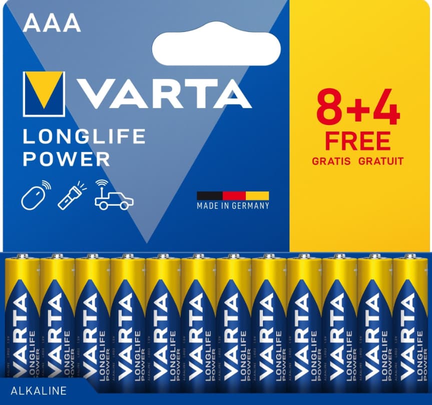 Varta 04903 121 772 batteria per uso domestico Batteria monouso Mini Stilo AAA Alcalino GARANZIA ITALIA