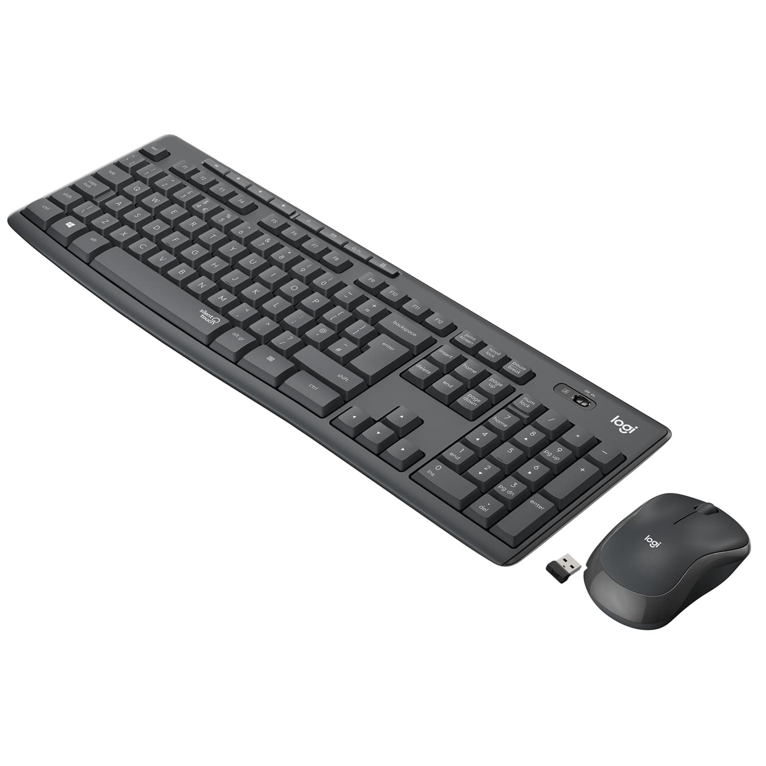 Logitech MK295 Kit Mouse e Tastiera Wireless Silent GARANZIA ITALIA