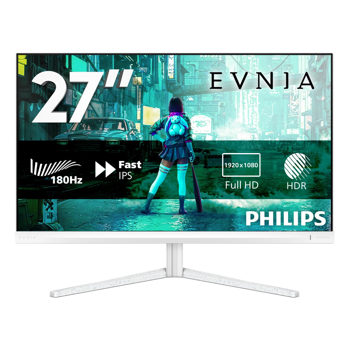Philips Evnia 27M2N3201A/00 Monitor PC 68,6 cm (27") 1920 x 1080 Pixel Full HD LCD Bianco GARANZIA ITALIA